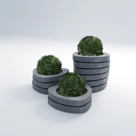 Donica betonowa MEDIATOR Ø620 x 100 mm – Pierścień do Budowy Donic